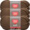 Red Heart Soft Toast Yarn - 3 Pack of 141g/5oz - Acrylic - 4 Medium (Worsted) - 256 Yards - Knitting/Crochet